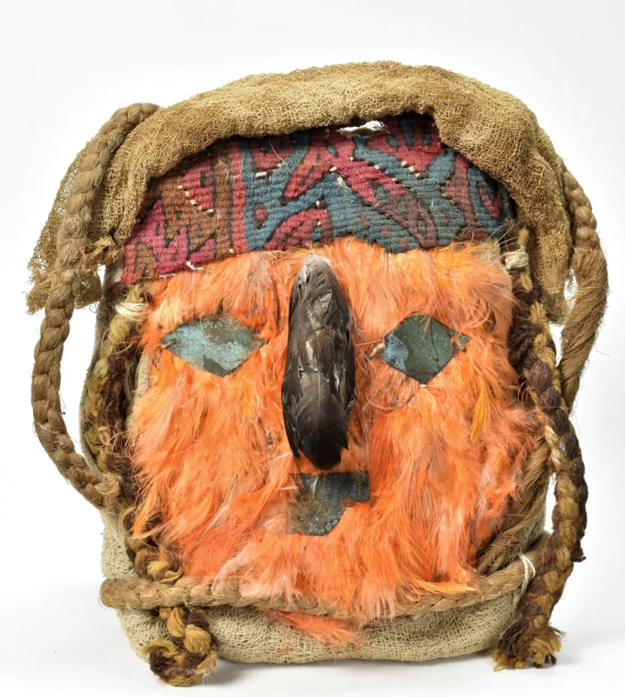 Nazca – Huari False Head Feather Mask