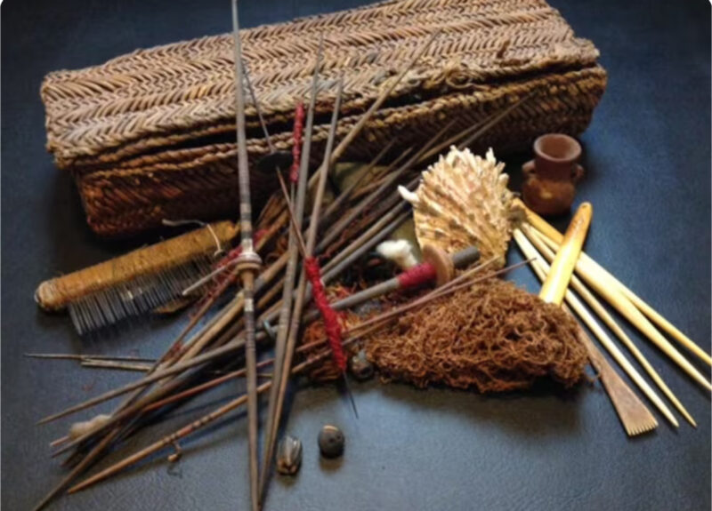 Chancay Weaver’s Basket