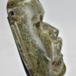 Olmec Were-Jaguar Jade Mask