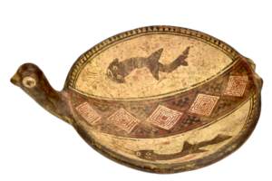 Inca Dish with Bird Head Handle