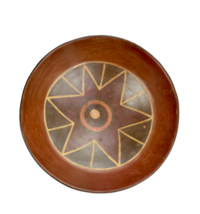 Nazca Polychrome Cactus Star Bowl