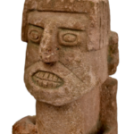 Sizable Mixtec Stone Figure