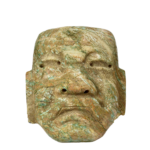 Olmec Weathered Jade Mask