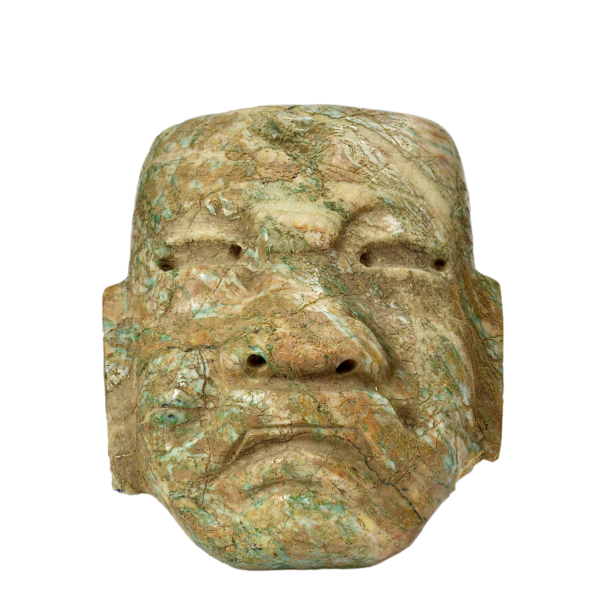 Olmec Weathered Jade Mask