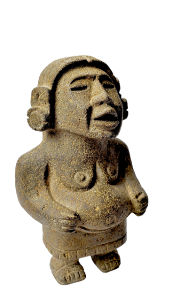 Aztec Stone Toci Figure