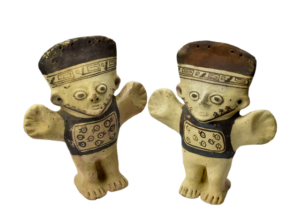 Pair of Chancay Cuchimilco Figures