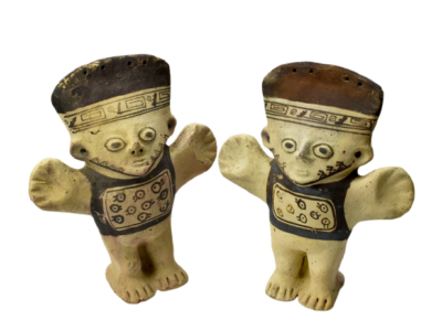 Pair of Chancay Cuchimilco Figures