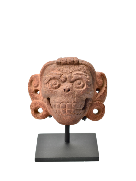 Aztec Druzy Crystal Skull Maskette