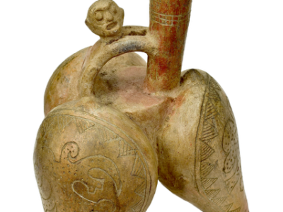 Chorrera Manioc Whistling Vessel