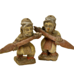 Jamacoaque Rowing Figurines