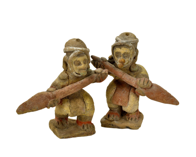 Jamacoaque Rowing Figurines