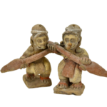 Jamacoaque Rowing Figurines