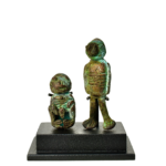 Moche Miniature Copper Skeleton Couple