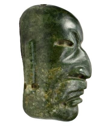 Amazing Olmec Jade Were-Jaguar Pendant