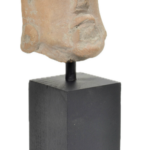 Olmec Pottery Head Fragment