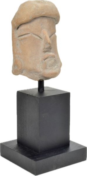 Olmec Pottery Head Fragment