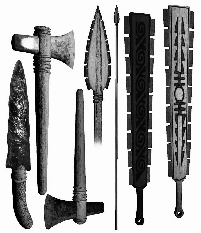 Macuahuitl and Other Weapons