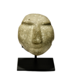 Mezcala Stone Carved Face Mask or Ornament