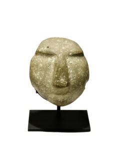 Mezcala Stone Carved Face Mask or Ornament