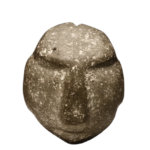 Mezcala Stone Carved Face Mask or Ornament