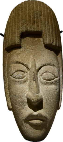 Maya Stone Mask of Young Pakal the Great