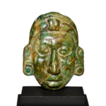 Exquisite Ancient Maya Jade Maskette