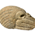 Veracruz Avian Stone Hacha – Volcanic Ritual Sculpture