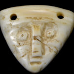 Cahokia Shell Face Gorget – Mississippian Long-Nose Motif