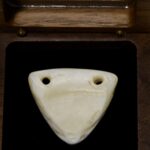 Cahokia Shell Face Gorget – Mississippian Long-Nose Motif