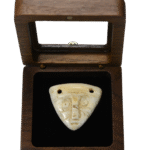 Cahokia Shell Face Gorget – Mississippian Long-Nose Motif