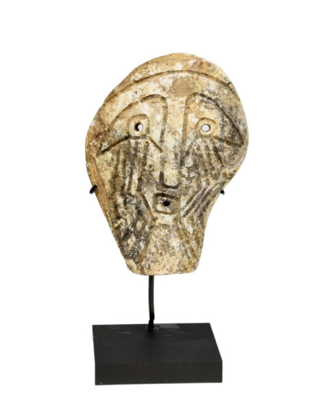 Mississippian Weeping Eye Shell Mask Gorget, Tennessee
