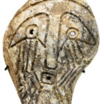 Mississippian Weeping Eye Shell Mask Gorget, Tennessee
