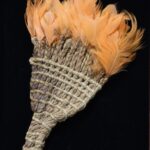 Nazca Feather Plume with Orange Parrot Feathers | 100–700 AD
