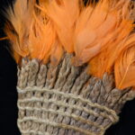 Nazca Feather Plume with Orange Parrot Feathers | 100–700 AD
