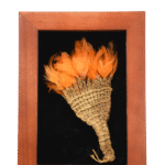 Nazca Feather Plume with Orange Parrot Feathers | 100–700 AD