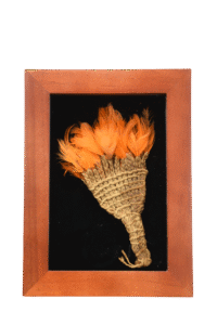 Nazca Feather Plume with Orange Parrot Feathers | 100–700 AD