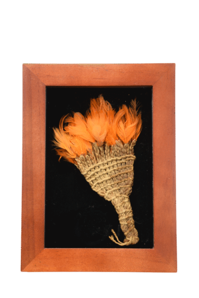 Nazca Feather Plume with Orange Parrot Feathers | 100–700 AD