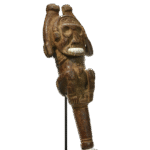Rare Taino Wood Snuff Tube – Cohoba Inhaler w/ Shell Teeth