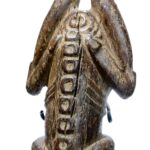 Rare Taino Wood Snuff Tube – Cohoba Inhaler w/ Shell Teeth