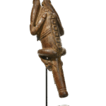 Rare Taino Wood Snuff Tube – Cohoba Inhaler w/ Shell Teeth