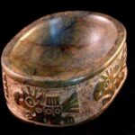 Manteño Stone Mortar with Parrots
